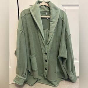 Free People Jordan Jacket in Bleached Military